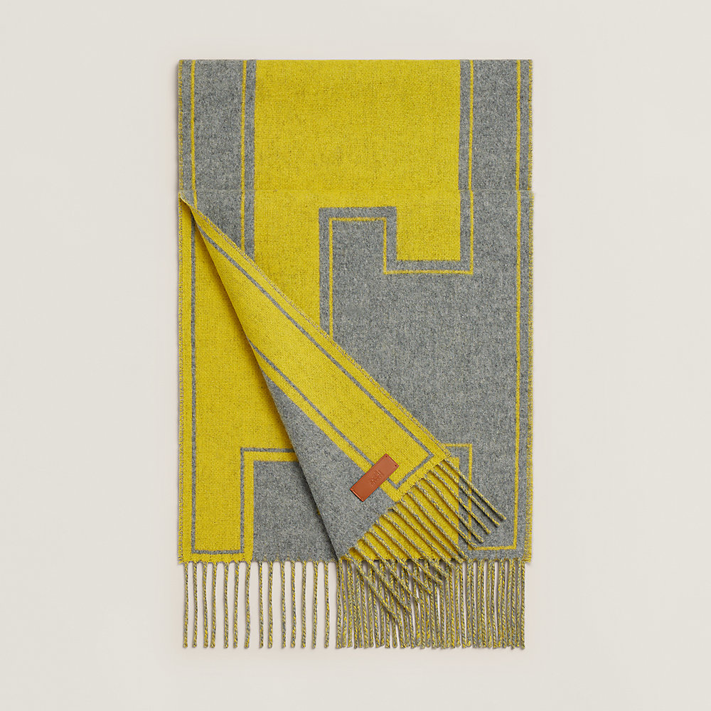 Casaque Clefs de H scarf - Grey | Hermès Canada